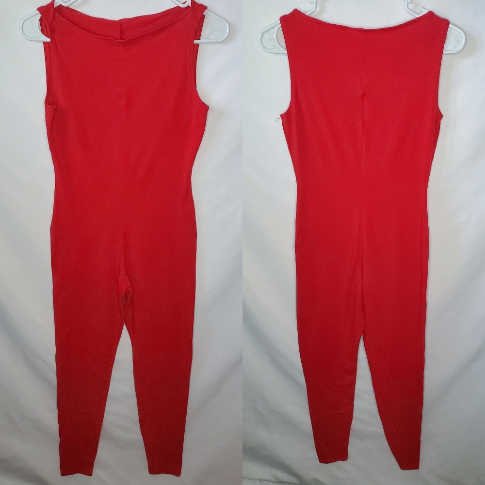 Vintage Tickets California Red One Piece Romper